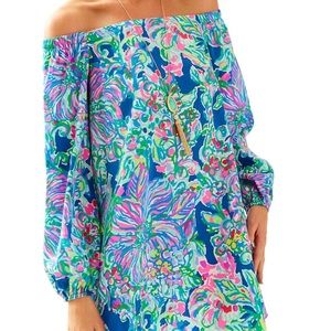 EUC Lilly Pulitzer Adria Stretch Silk Dress